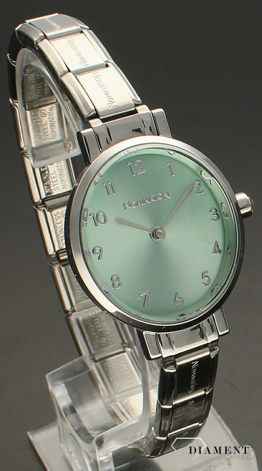 Damski zegarek srebrny Nomination Composable Classic Akwamaryn 076038 032.png